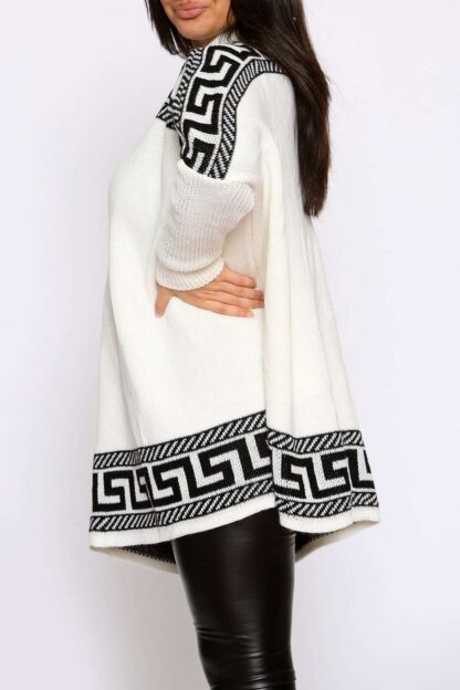 High Neck Knitted Oversized Jumper - Image 2