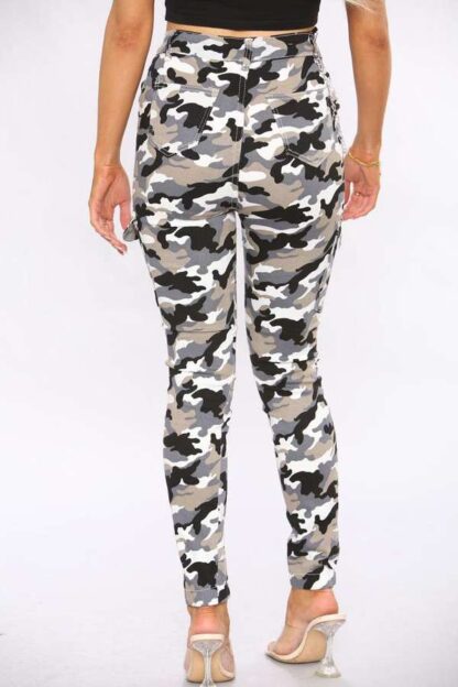 Camouflage Combat Denim Jeans - Image 6